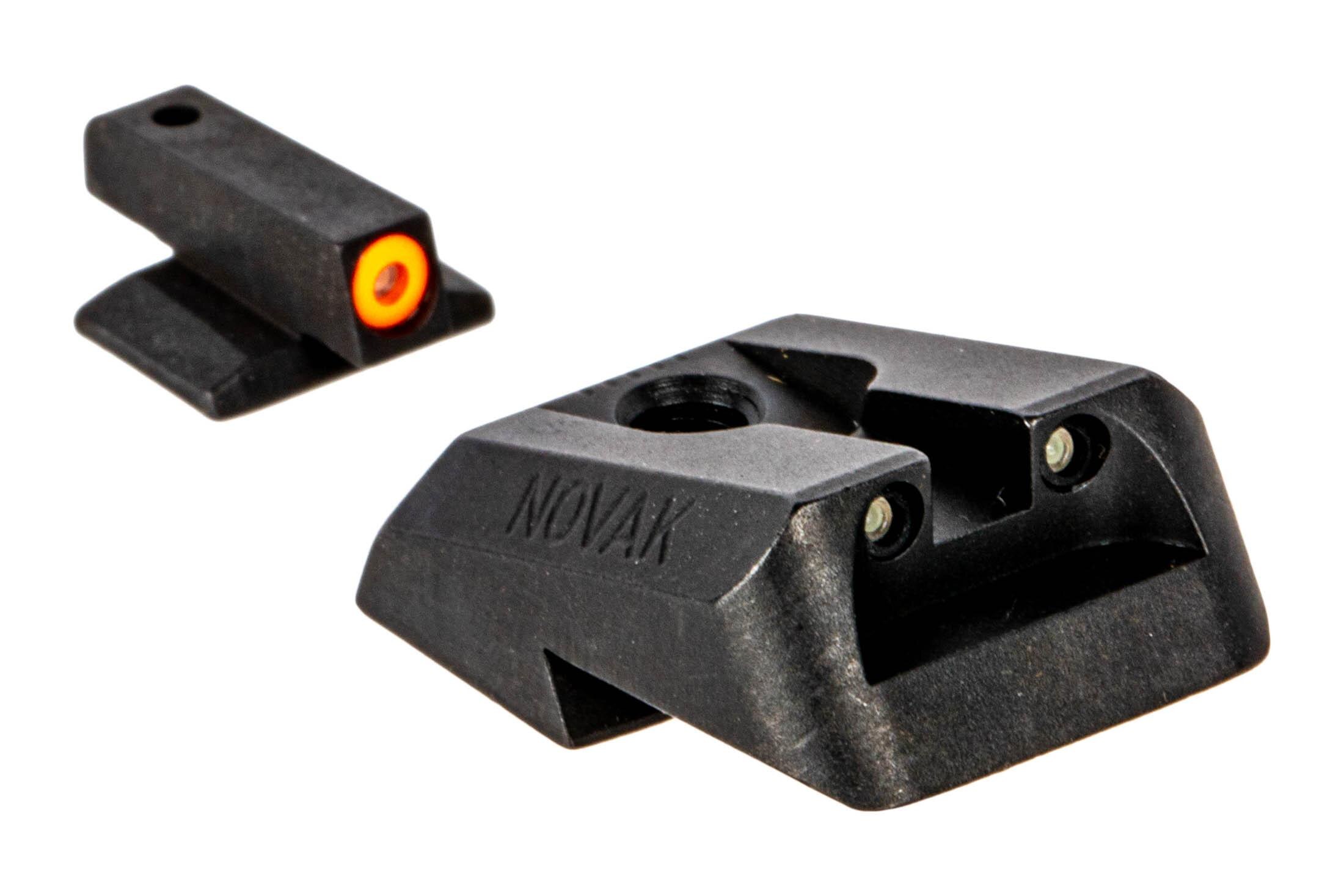Night Fision Perfect Dot Novak Night Sight Set 1911 Square Notch
